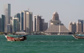 Arabia Saudí con Bahrein Qatar y Emiratos