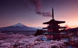 Rincones de Japón con Monte Fuji