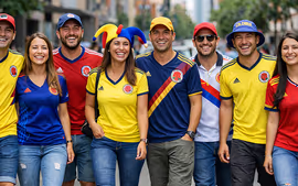 MUNDIAL FÚTBOL 2026 - Fase Grupos - COLOMBIA (1er + 2do partido) - 16 al 24 Junio 2026