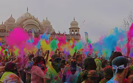 INDIA CON FESTIVAL DE COLORES “HOLI”