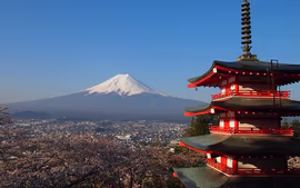 Volcanes y Montañas Sagradas de Japón y Corea