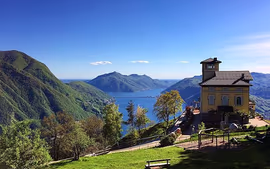 Italia e Paisagens da Suíça