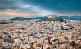 Bienvenida cálida en Atenas