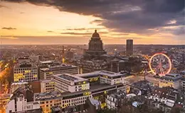 Llegada a Bruselas, la capital de Bélgica y de la Unión Europea