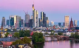Llegada a Frankfurt, la puerta de entrada a Europa.