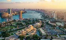 Llegada a la histórica ciudad de El Cairo