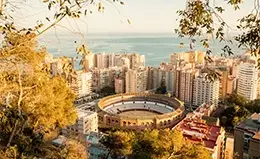 Pasea por el centro histórico de Málaga y descubre el arte de Picasso.