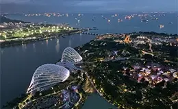 Vistas impresionantes desde el Sands Sky Park.