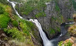 Descubre las majestuosas Cascadas de Voringfossenía