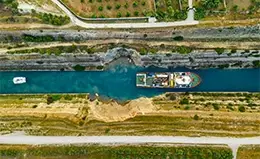 Maravíllate con el Canal de Corinto