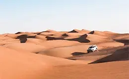 Safari en 4×4 por el desierto con puesta de sol