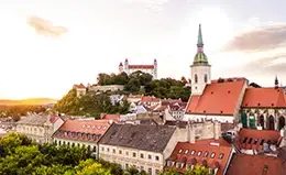 Bratislava: la capital de Eslovaquia.