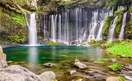 Deslúmbrese por las impresionantes Cataratas de Shiraito