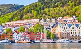Explora el histórico puerto de Bryggen