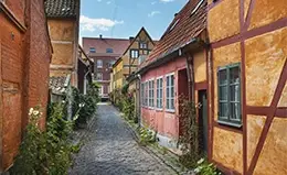 Ferry desde Helsingborg a Helsingør.