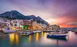 Opción de excursión a Nápoles, Capri y Pompeya