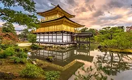 Visita al icónico Pabellón de Oro, Kinkakuji