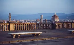 Vista panorámica de Florencia desde Piazzale Michelangelo