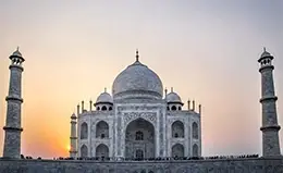 Amanecer en el Taj Mahal