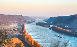 Crucero por el pintoresco río Rin.