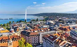 Isla histórica y monumentos de Ginebra