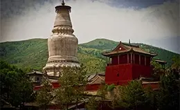 La montaña santa Wutai visitas