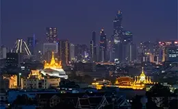 Vuelo de regreso a Bangkok, la vibrante capital de Tailandia