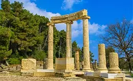 Visita el antiguo estadio olímpico en Olympia