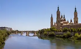 Plaza del Pilar en Zaragoza.