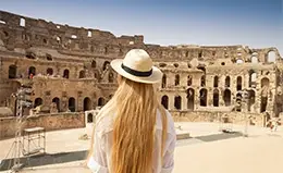 Visita al Coliseo y foros romanos.