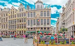 Recorrido panorámico por Bruselas y tiempo en la grand place.