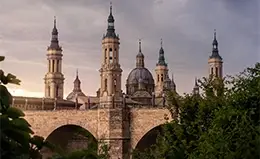 Llega a la histórica Zaragoza.