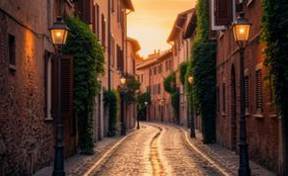 Encantador barrio de Trastevere con su esencia única