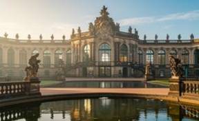Espléndido Palacio Zwinger en la artística ciudad de Dresde