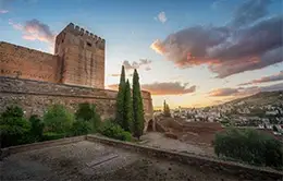 Historia arabe en la Alhambra de Granada.