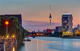 Llegada a Berlín, la capital de Alemania