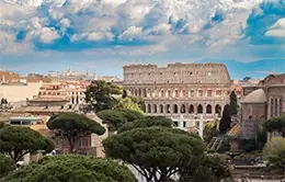 Llegada a la ciudad eterna