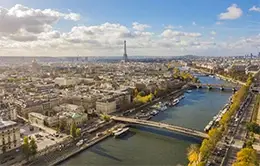 Llegada a la hermosa París
