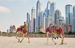 Ocio en las playas de Dubai.
