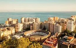 Caminata por Málaga pintoresco el centro