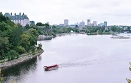 Llegada a la capital de Canadá, Ottawa