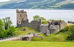 Entrada al Castillo de Urquhart.