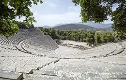 Exploración del teatro de Epidauro