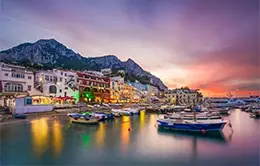 Opción de excursión a Nápoles, Capri y Pompeya