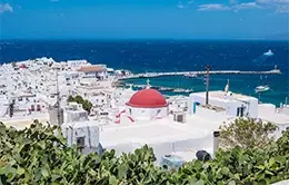 Explora la cosmopolita Mykonos