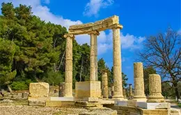 Visita el antiguo estadio olímpico en Olympia