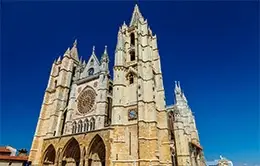 La catedral gótica de León.