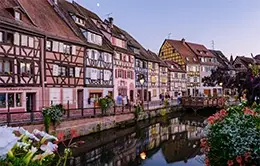 Cruza las encantadoras regiones de Alsacia y La Bourgogne