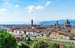 Asombrosas vistas de Florencia desde el mirador de Miguel Ángel.