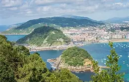 Vistas impresionantes desde el Monte Igueldo